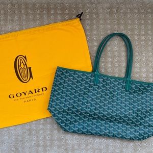 Authentic Goyard St. Louis Pm Coated Canvas Tote